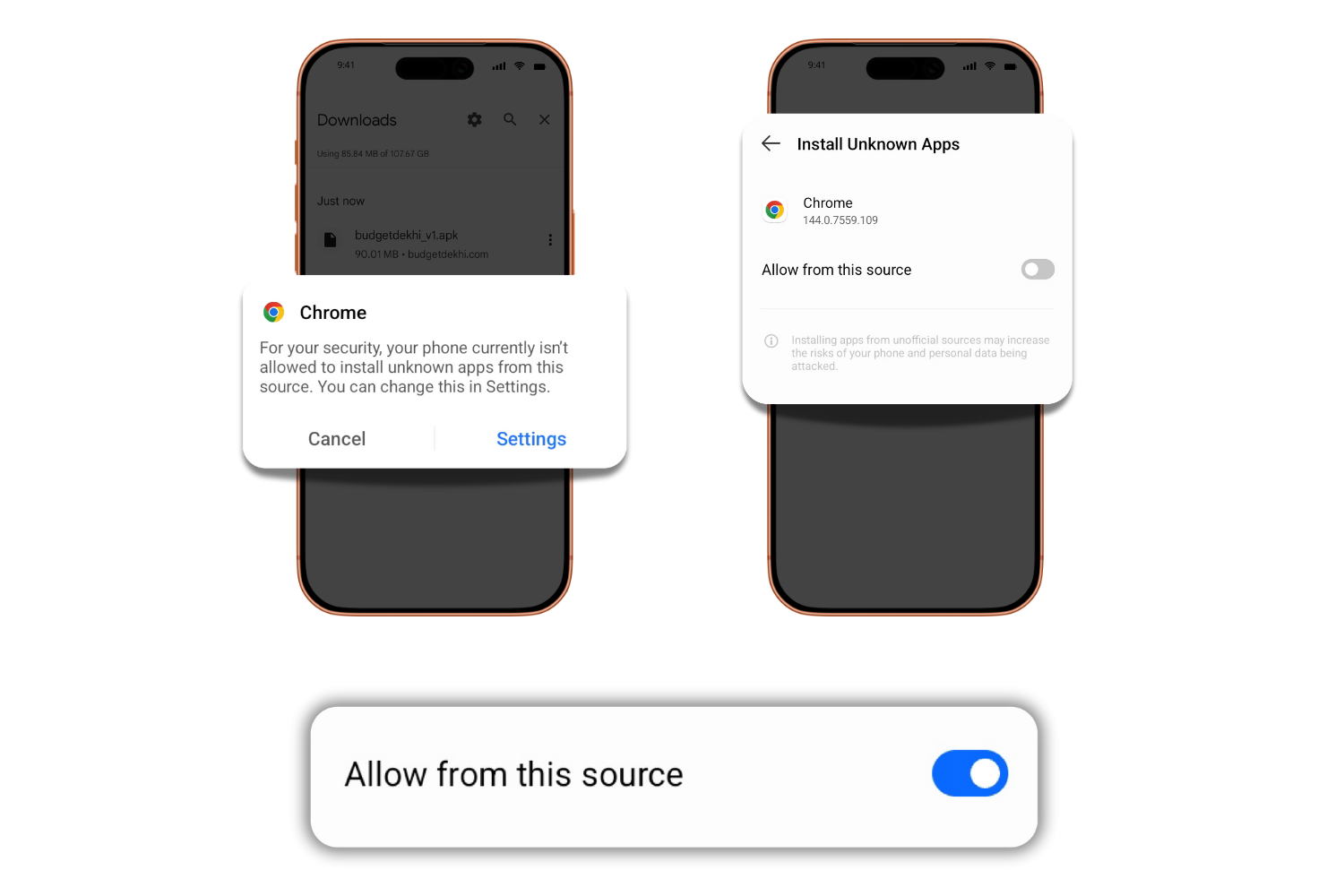 Allow from this source